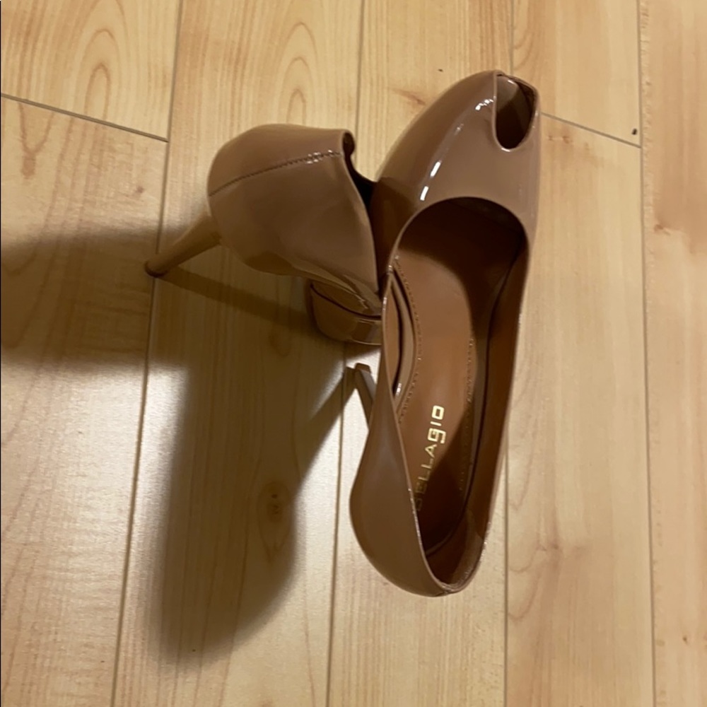Nude blush elegant high heels